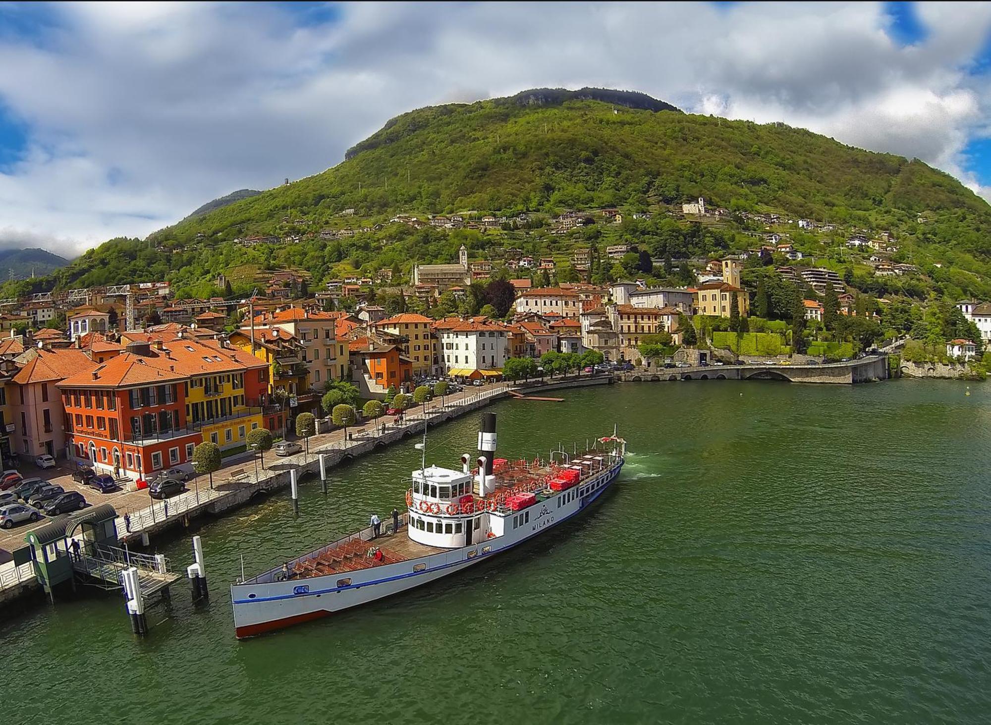 Elegant Historic Large House On Lake Como Lejlighed Gravedona Eksteriør billede